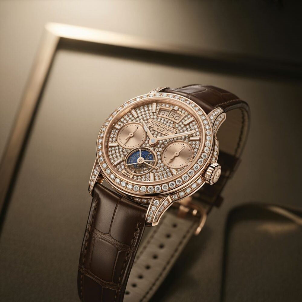 Zegarek z diamentami