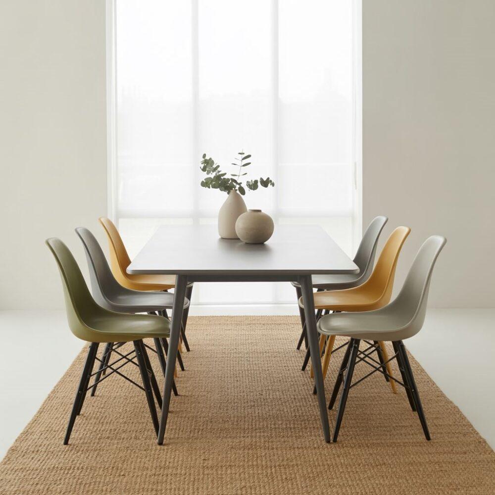 aranżacja stołu i krzeseł