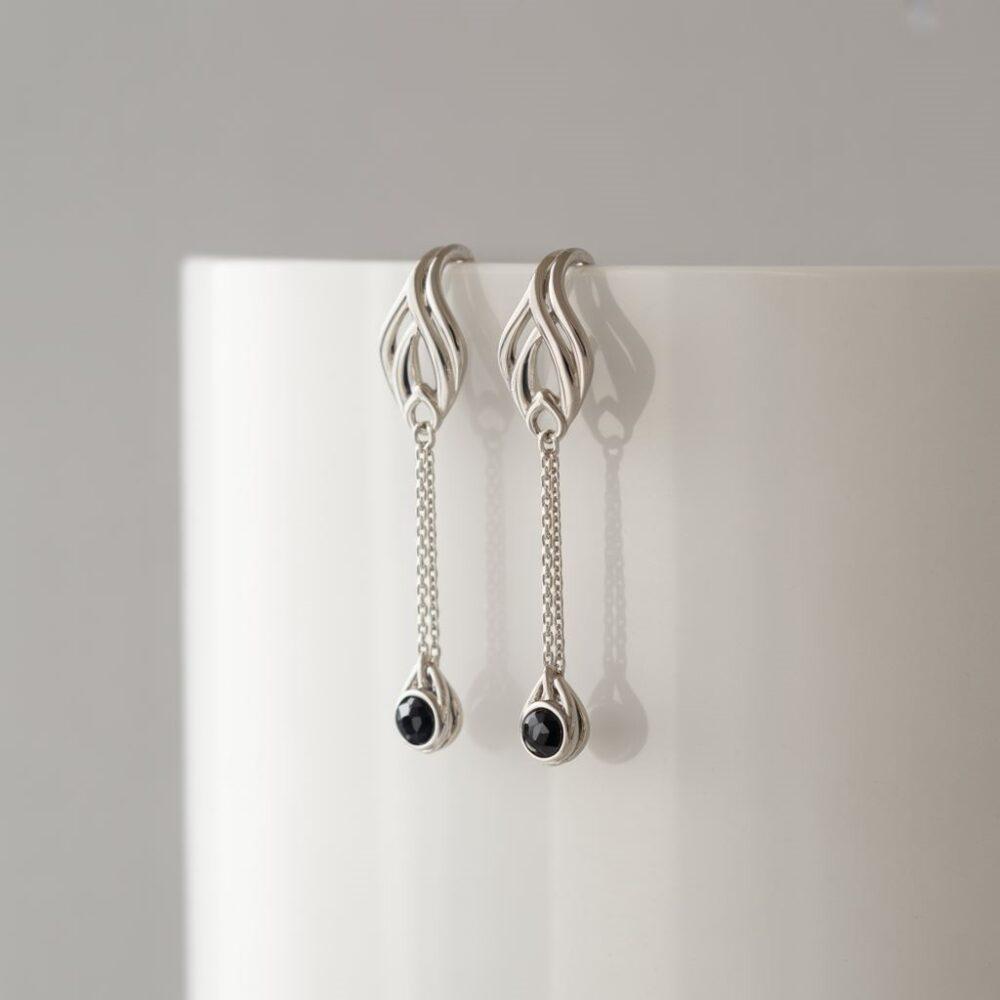 biżuteria srebrnoczarna