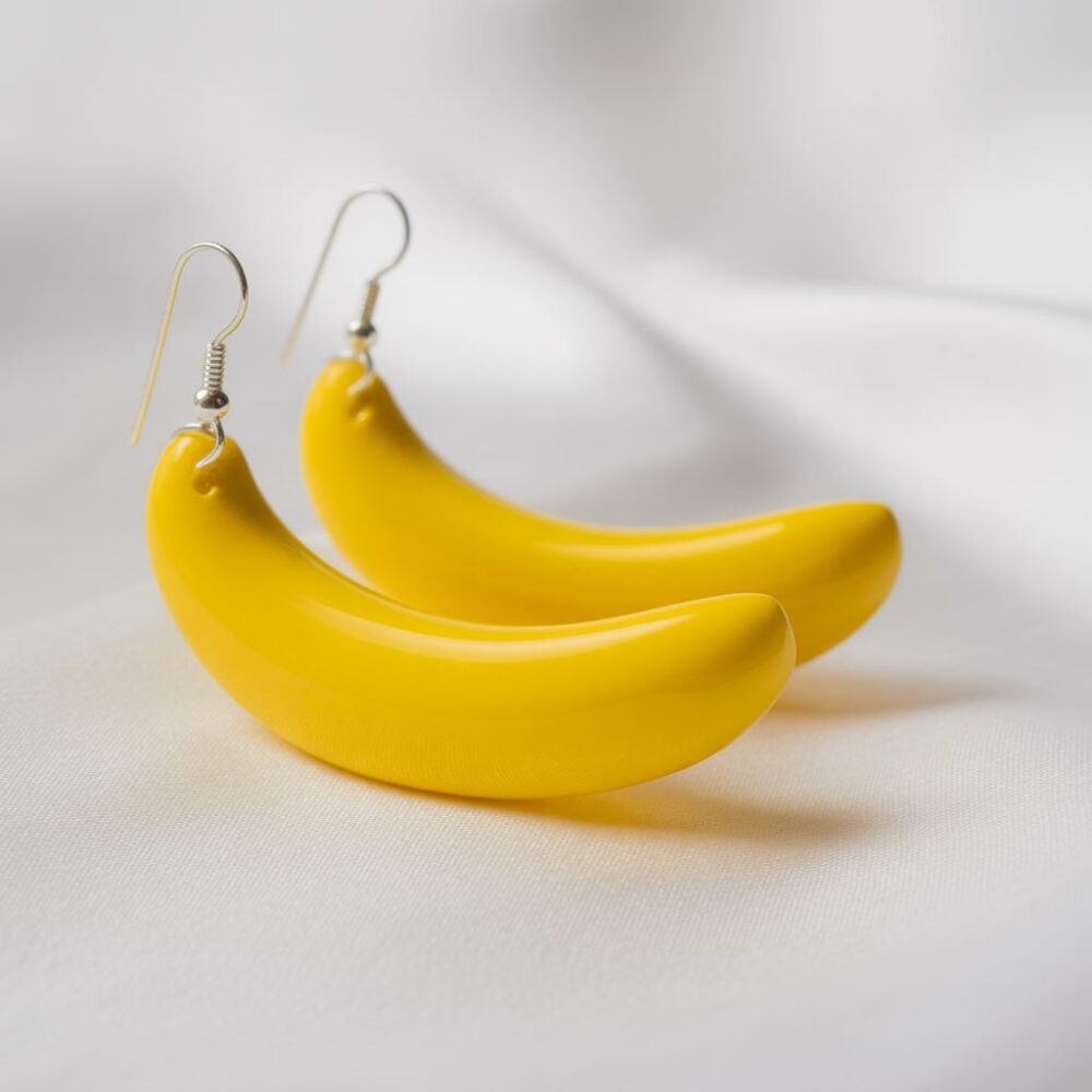 biżuteria w kształcie banana