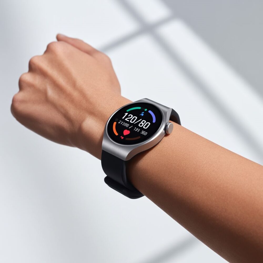 cyfrowy zegarek z funkcją zdrowotną