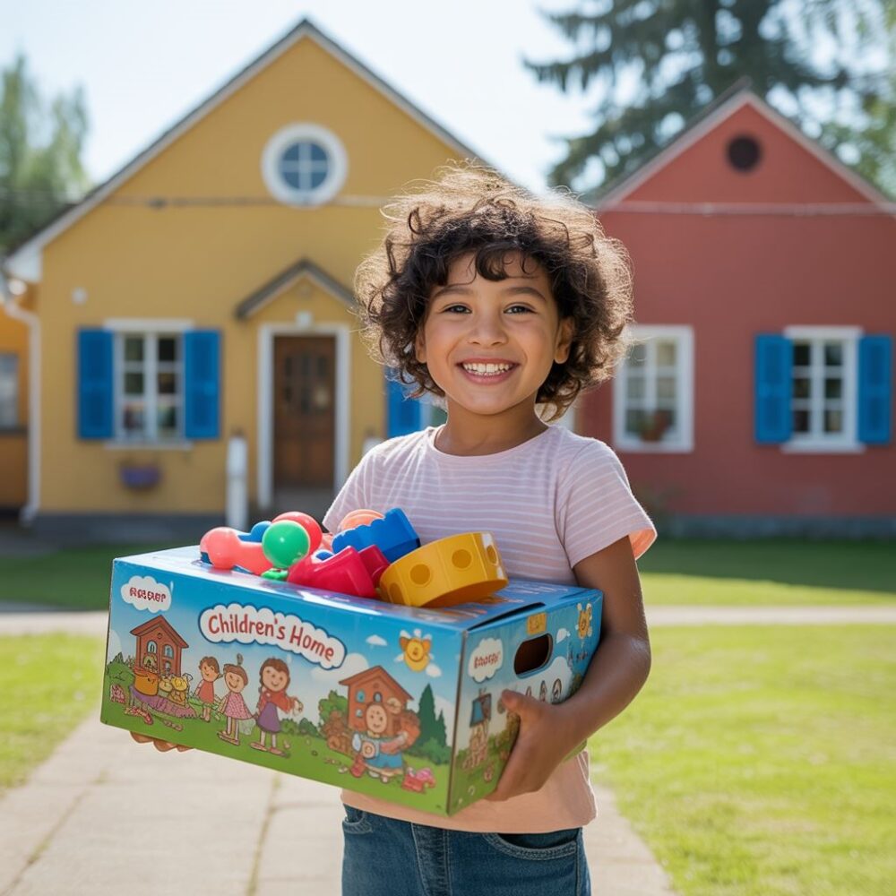 dom dziecka dzieci bawią się