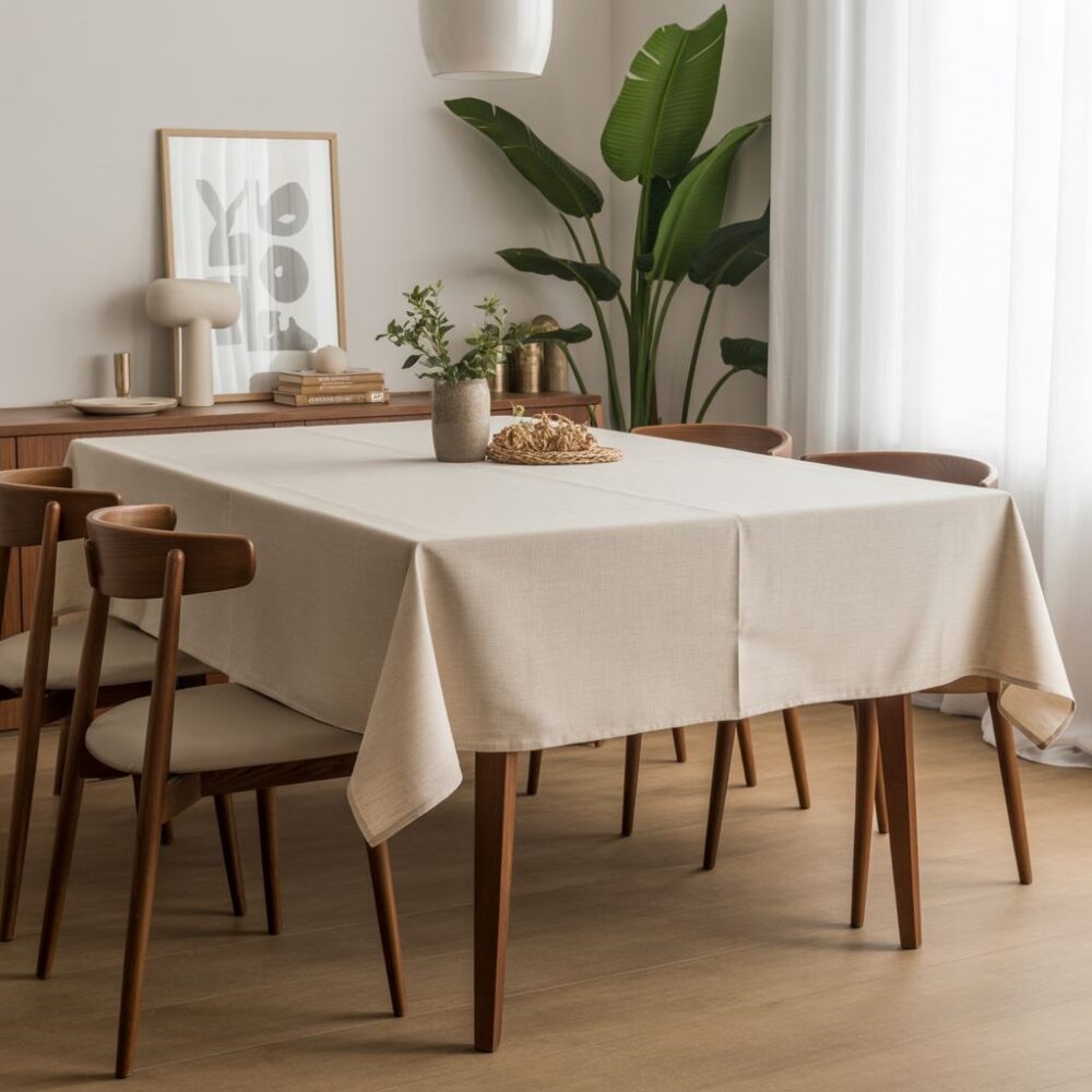 dopasowany obrus prostokątny