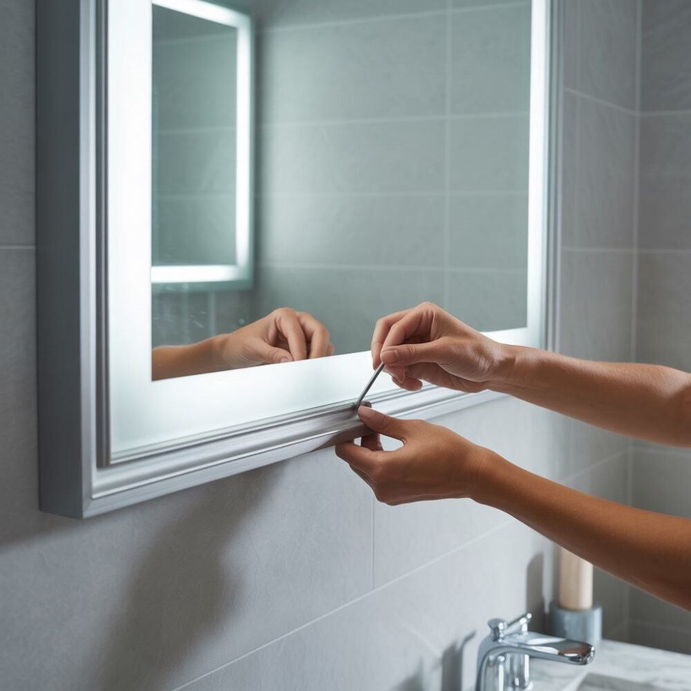 elegancka rama lustra