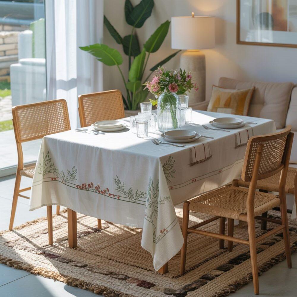 elegancki obrus na stół