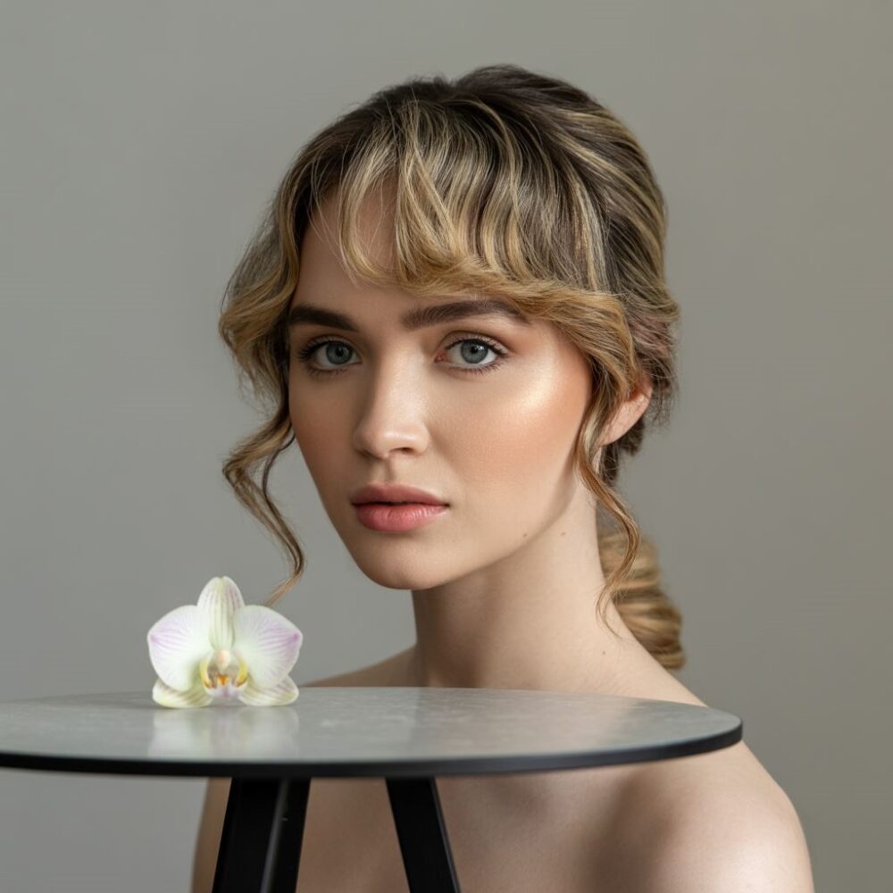 fale na średnich włosach