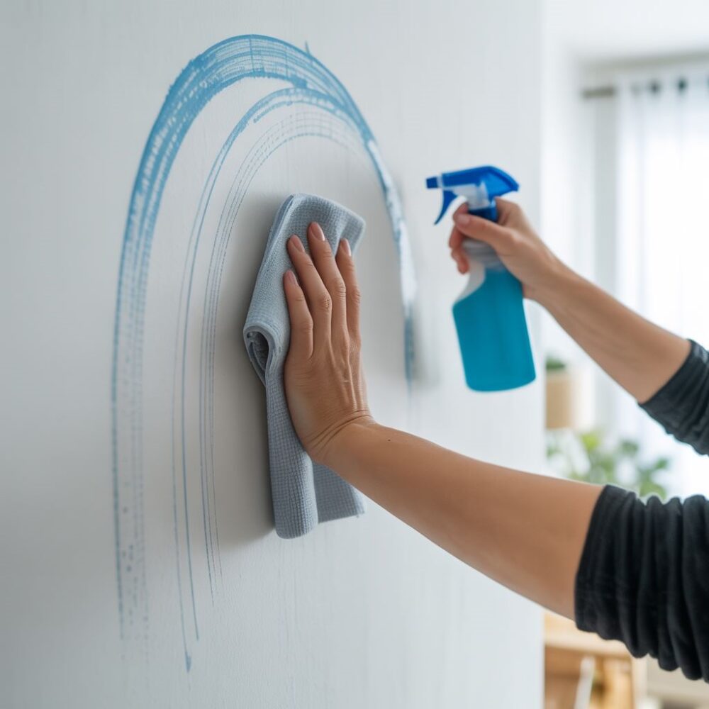 gąbka do czyszczenia ściany