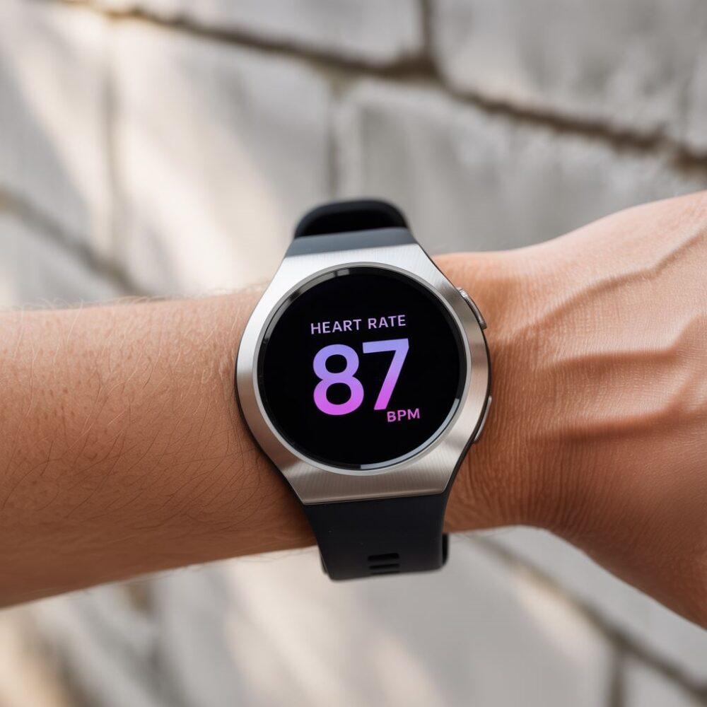 ikona BPM na smartwatchu