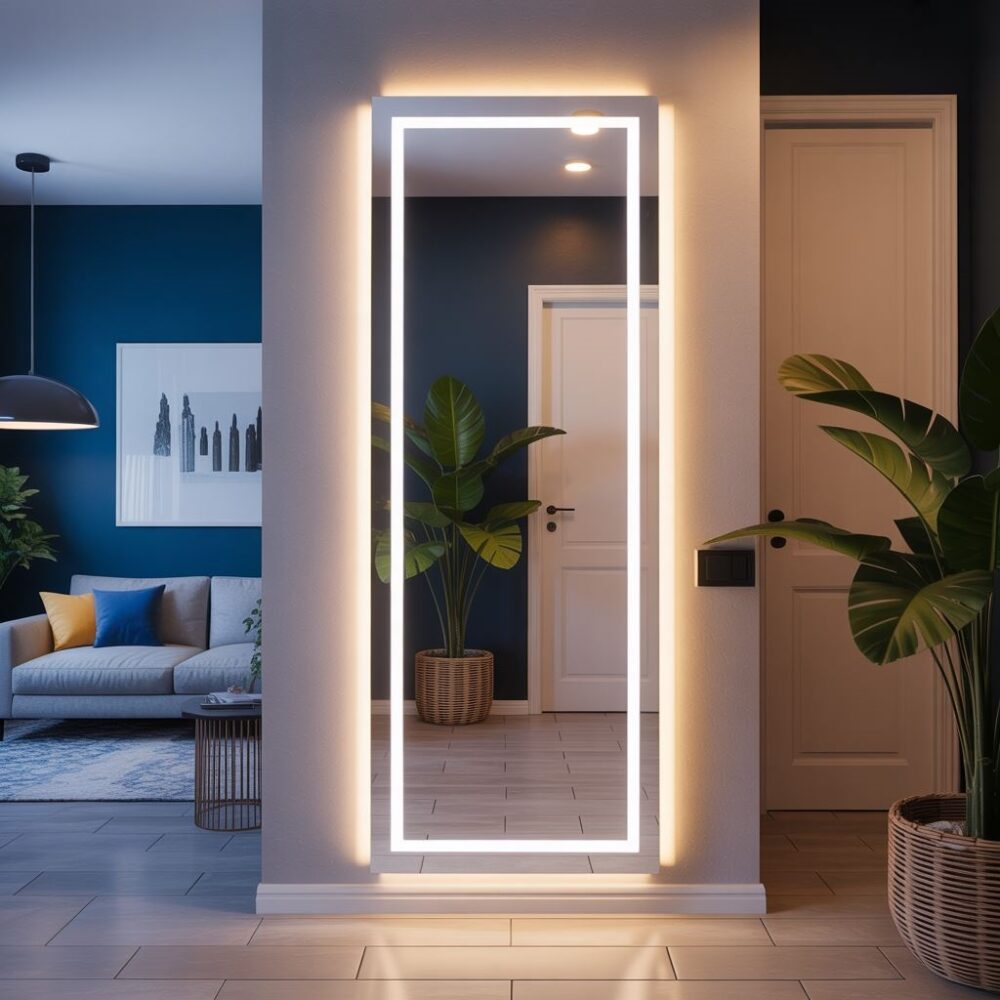 lustro z podświetleniem LED