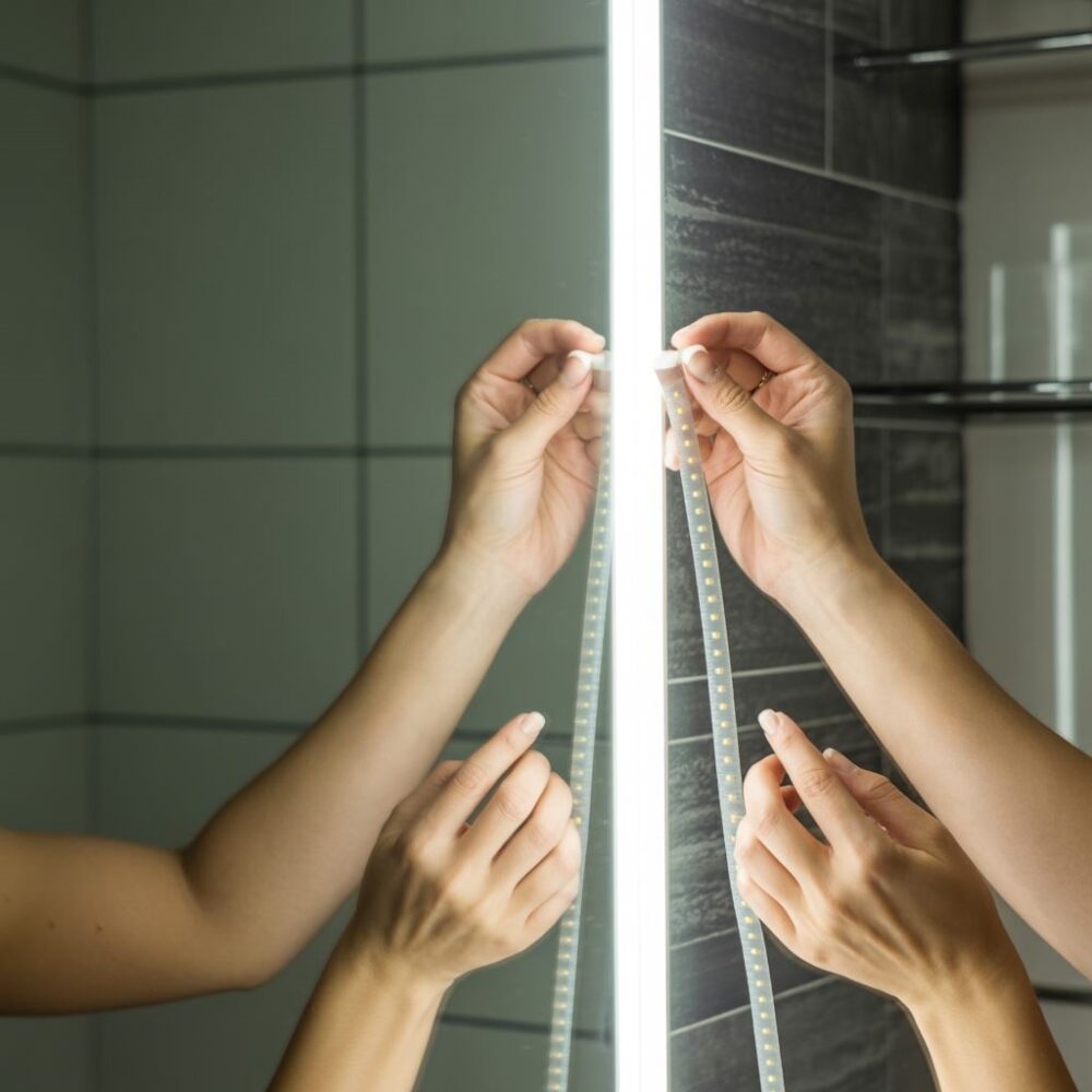 lustro z podświetleniem