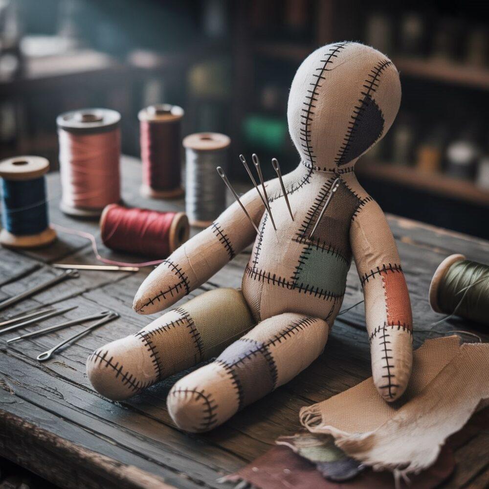 materiały do lalki voodoo