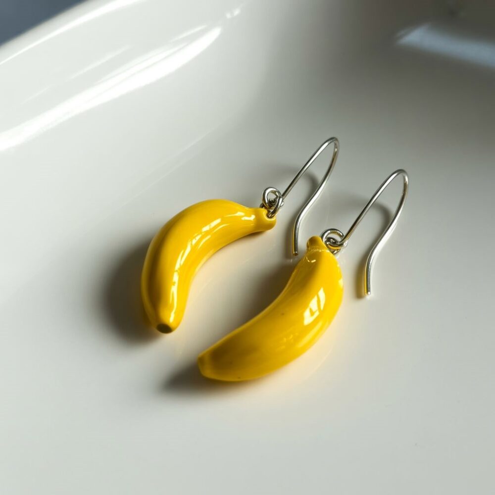 modne kolczyki owocowe