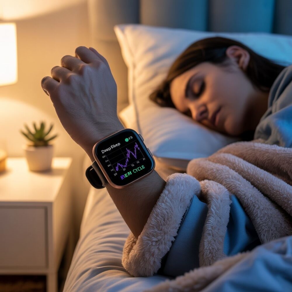 monitorowanie snu na smartwatchu