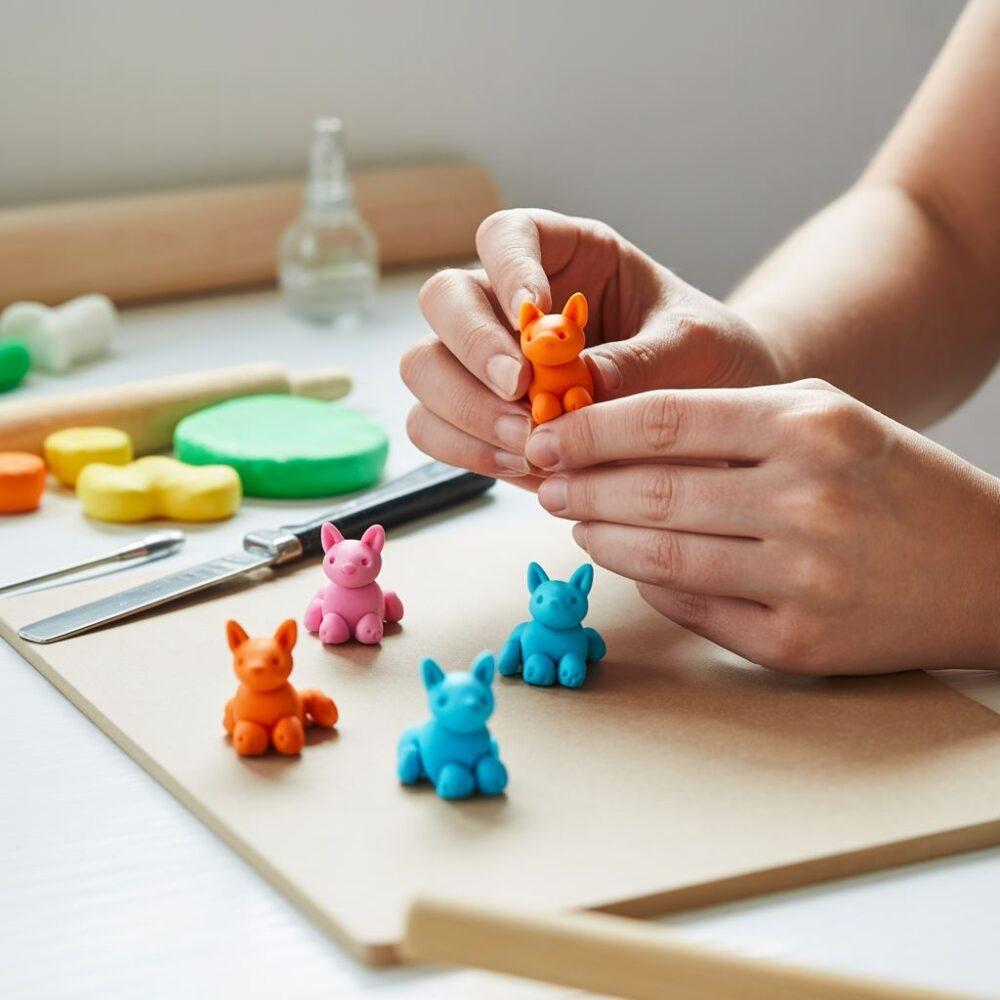 narzędzia do modelowania z modeliny