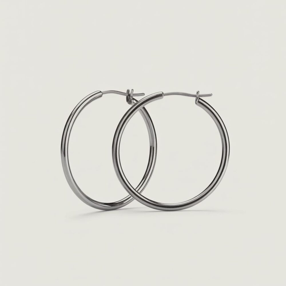 okrągłe kolczyki damskie