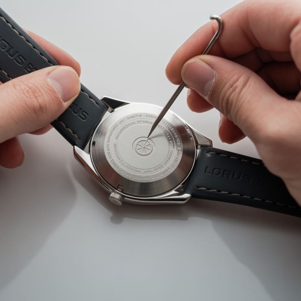 otwieranie zegarka lorus