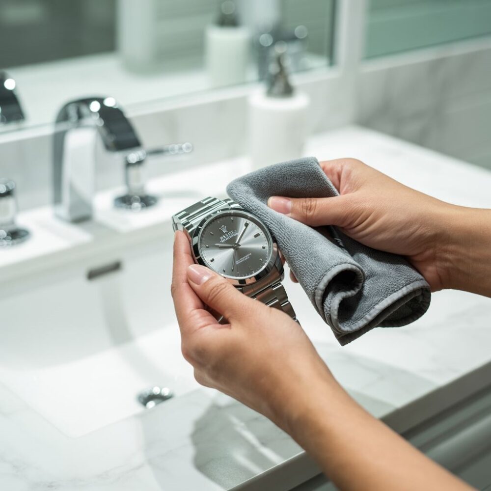 polerowanie koperty zegarka