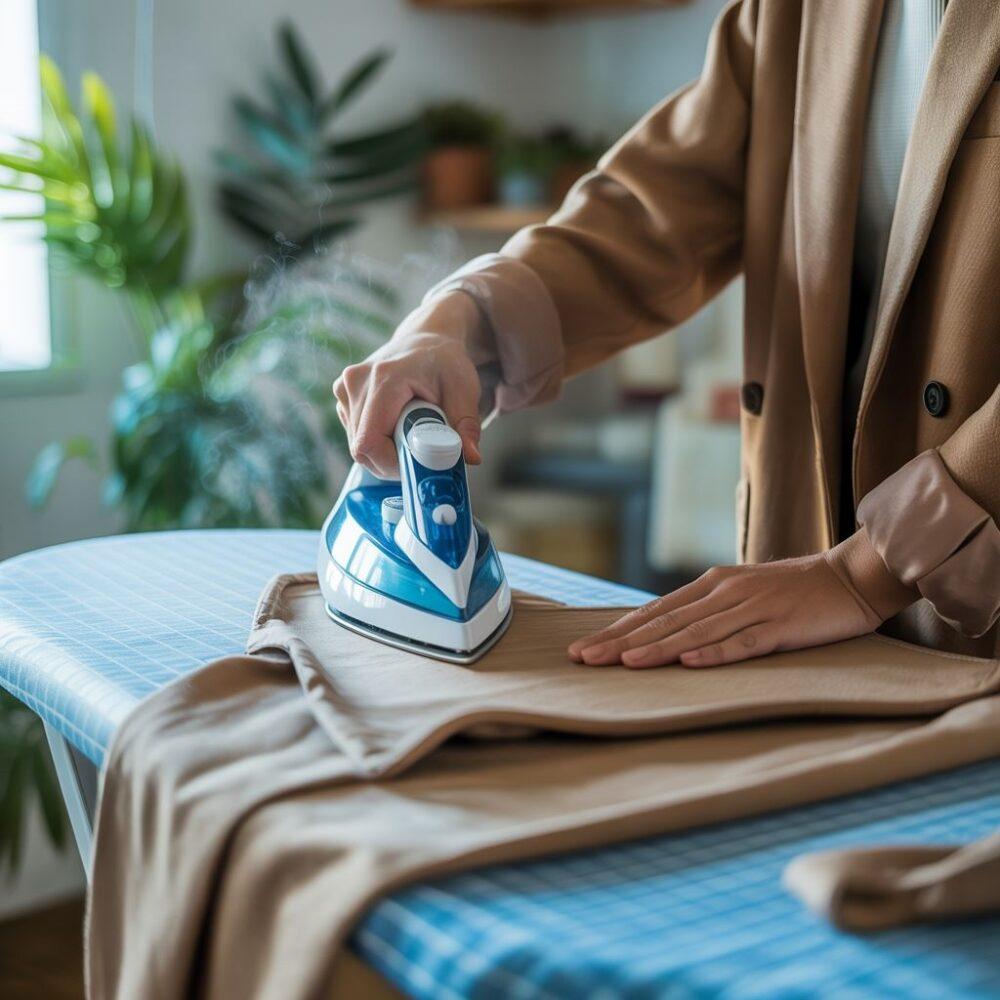 prasowanie płaszcza