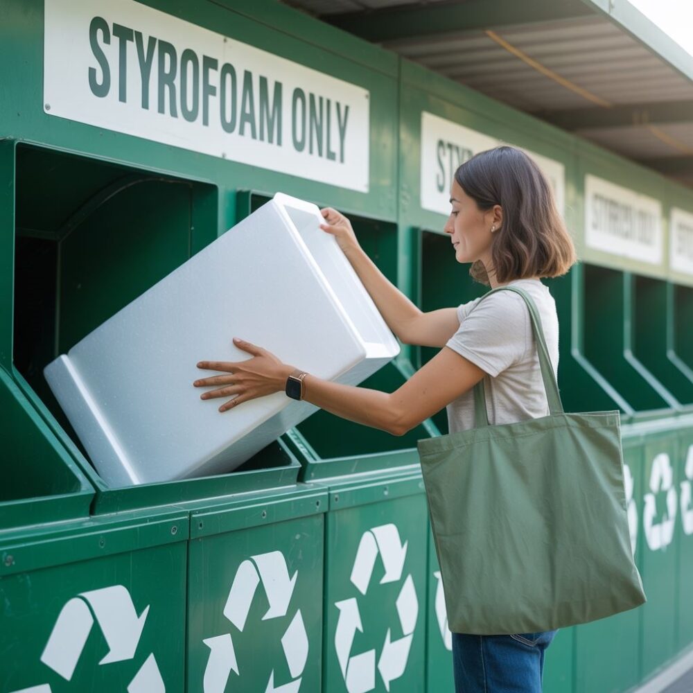 segregacja styropianu