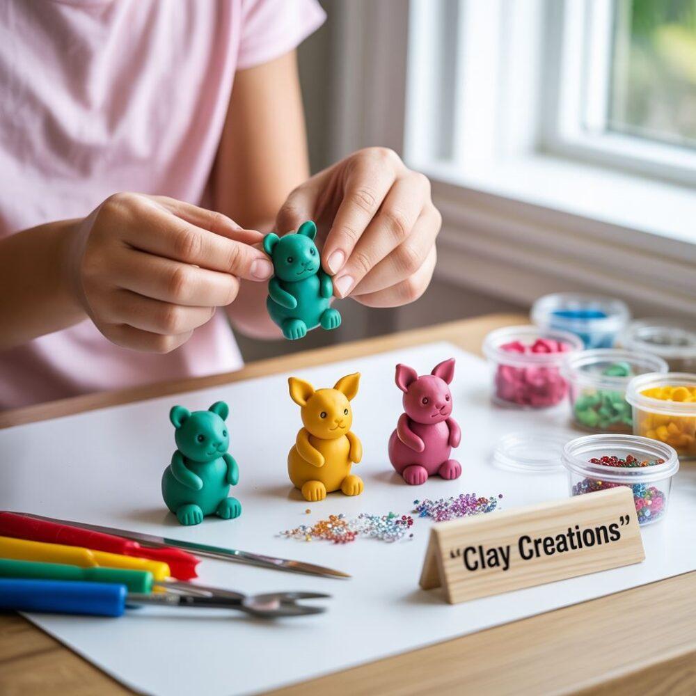 stanowisko do pracy z modeliną