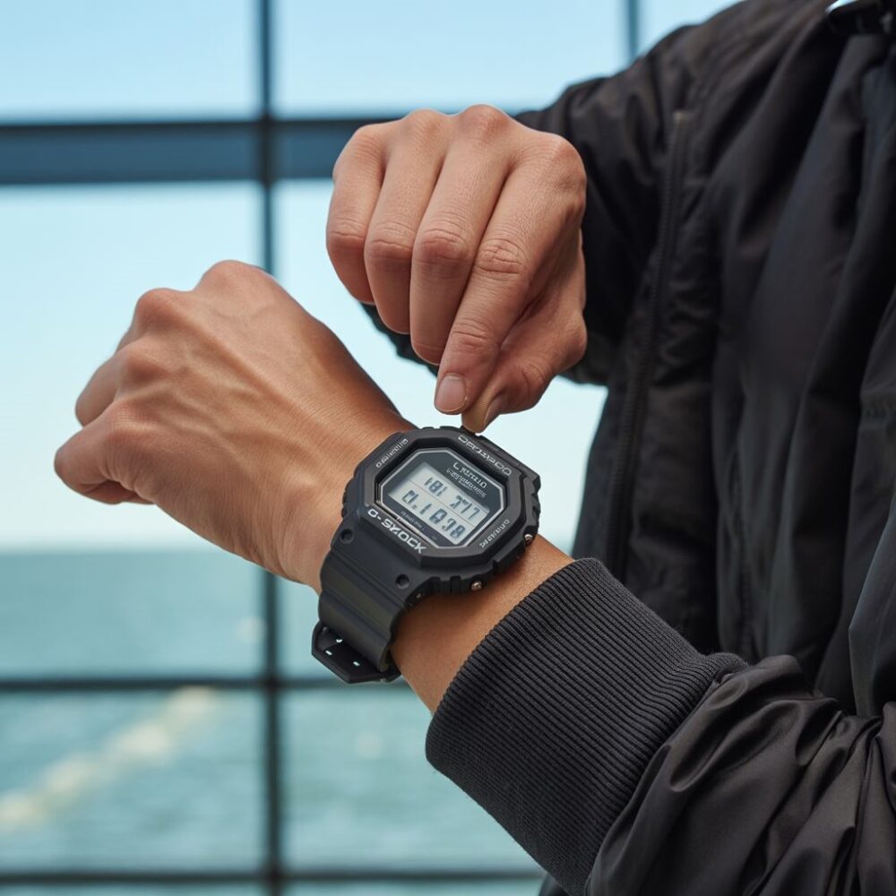 tarcza zegarka g shock protection