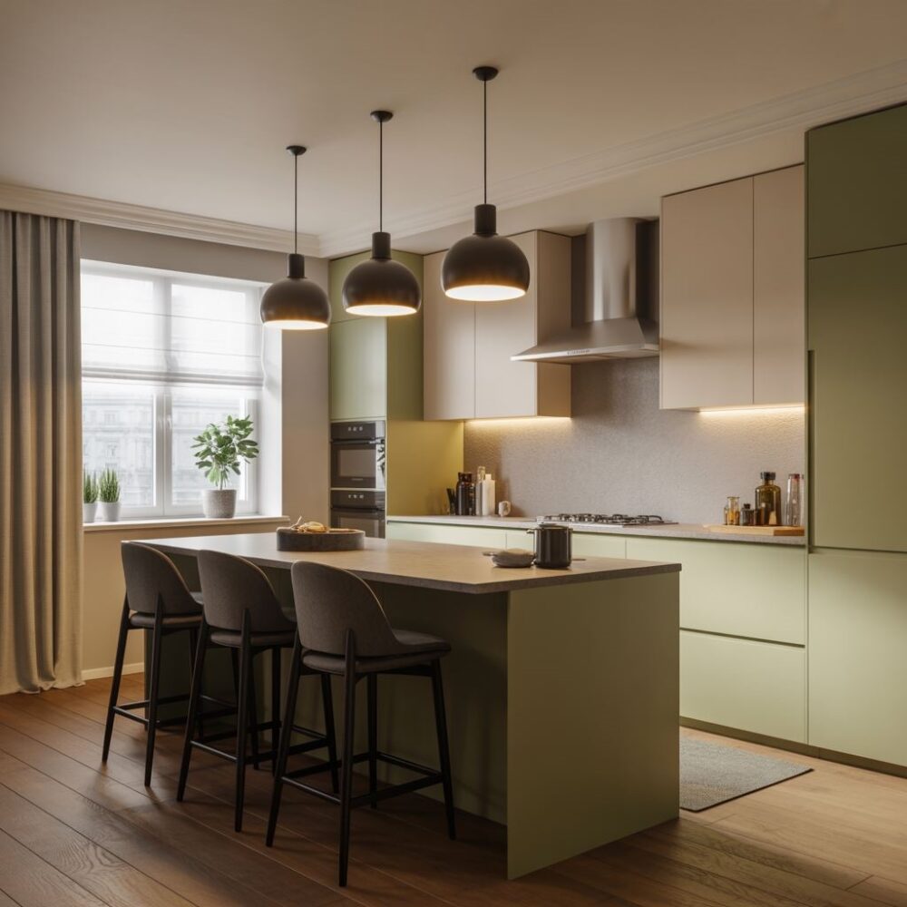 taśmy LED pod szafkami