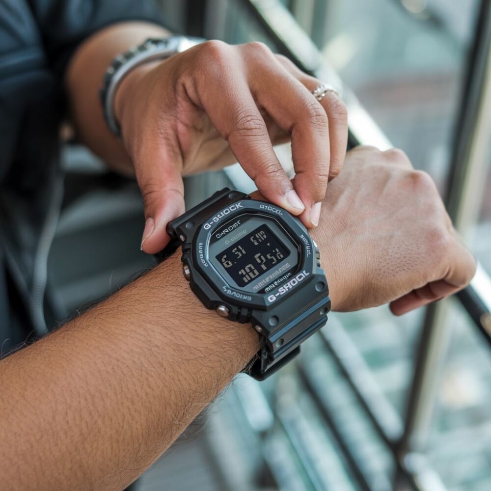 ustawianie zegarka g shock