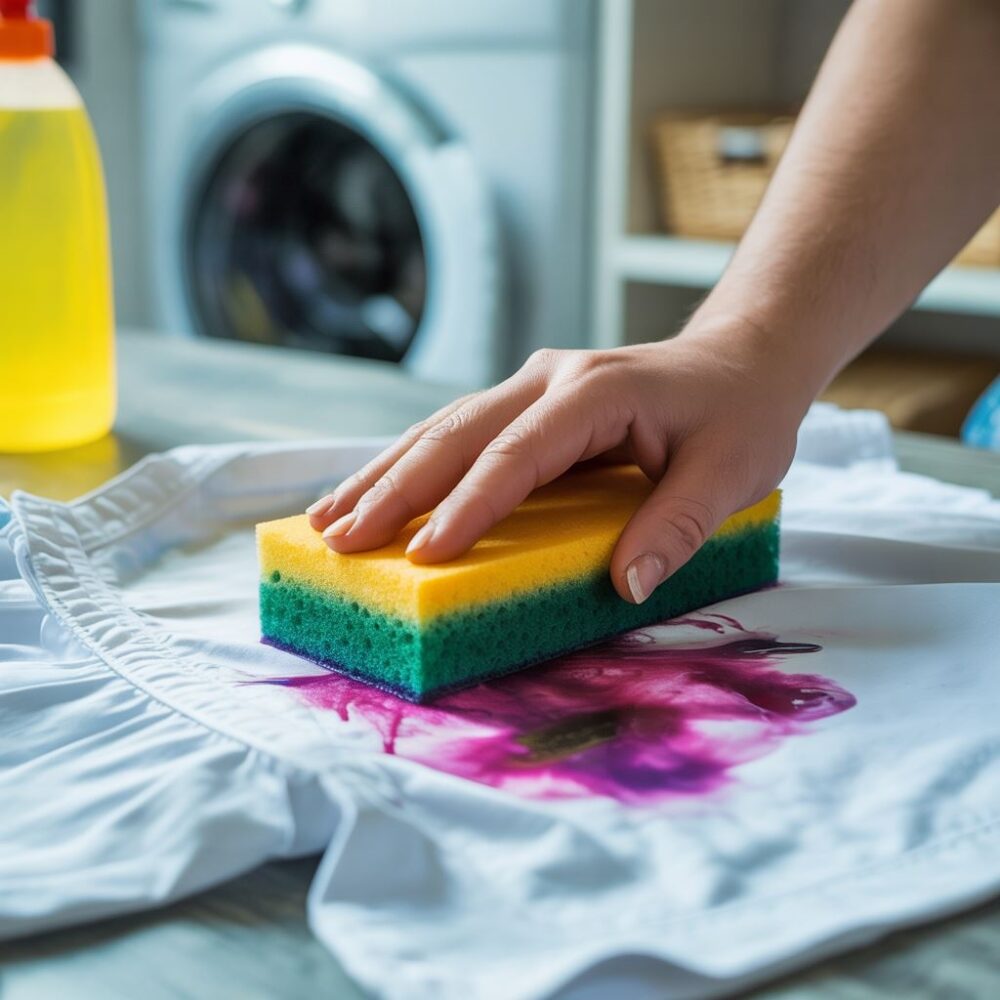 usuwanie plamy z farby do włosów