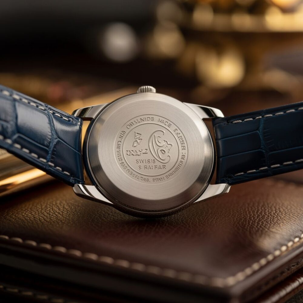 znak na kopercie zegarka